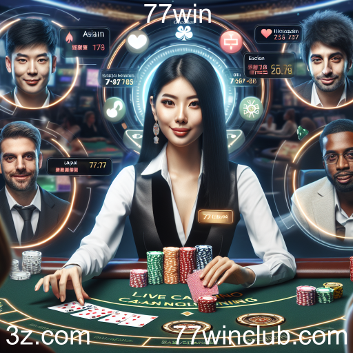 Experimente a Emoção do Cassino Ao Vivo no 77win